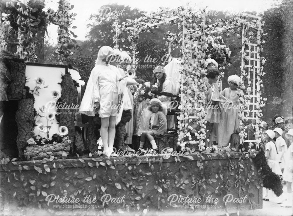 Well Dressing float, Buxton, c 1920s?