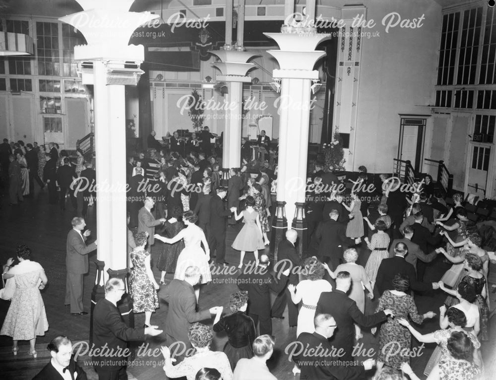 Dance, Large Concert Hall, Pavilion Gardens, Buxton, c 1960