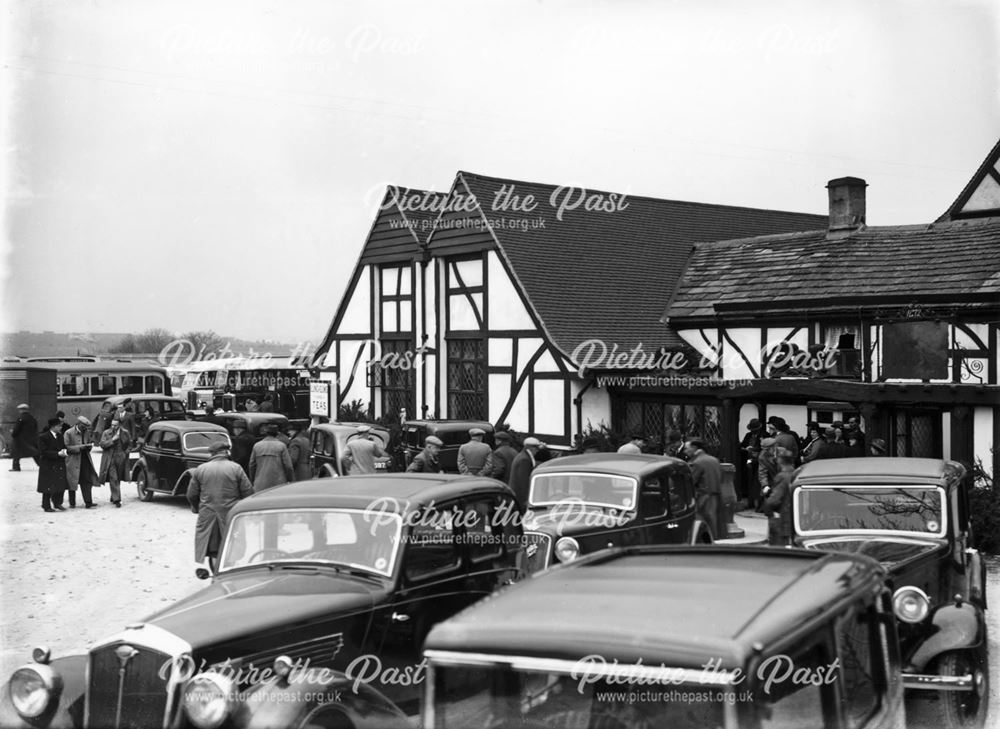 Bull i' th' Thorn Inn, Hurdlow, Buxton, c 1936