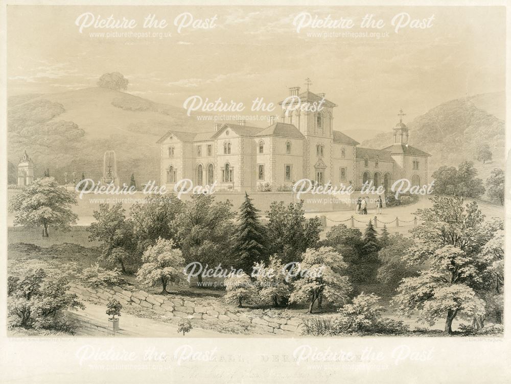 Errwood Hall, Errwood Reservoir, Goyt Valley, c 1850s