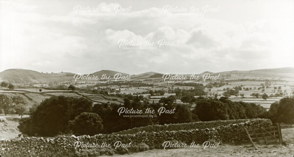 Dovedale, Derbyshire, from the north