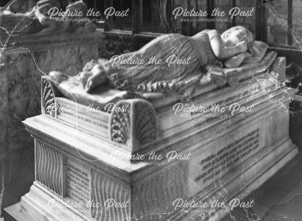 Penelope Boothby Tomb, St. Oswaolds Church, Mayfield Road, Ashbourne, c 1930s