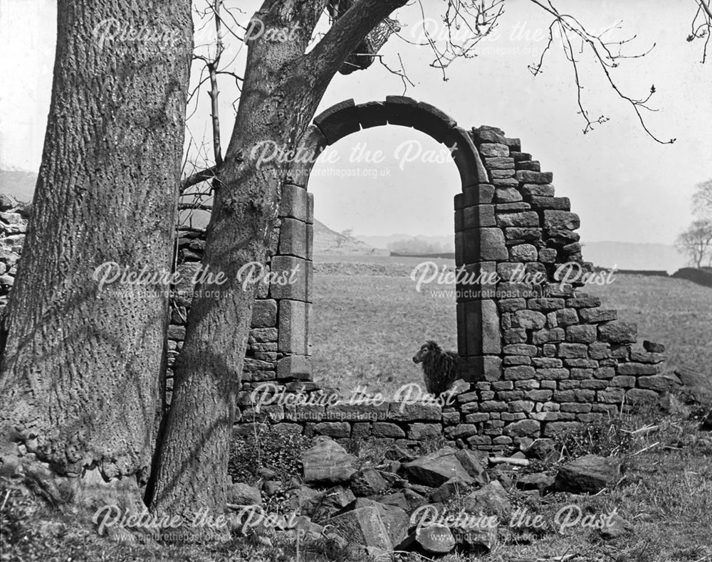 Ruins of Chapel, North Lees