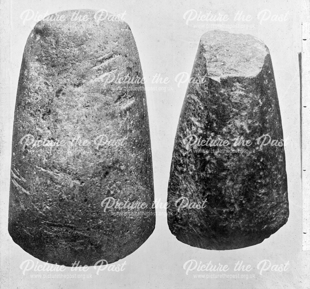 Axe head found at Victory Quarry, Dove Holes, c 1940s