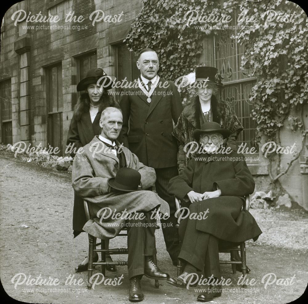 Group at Buxton Museum for the opening of the Sir WILLIAM BOYD DAWKINS room, 30 October 1929