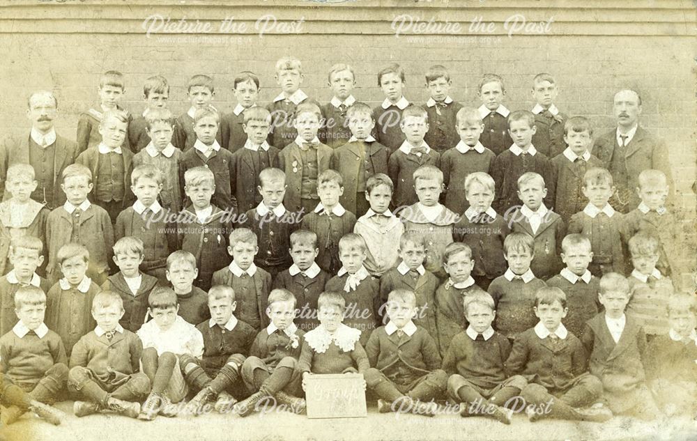 Unknown Boys Class and Teacher