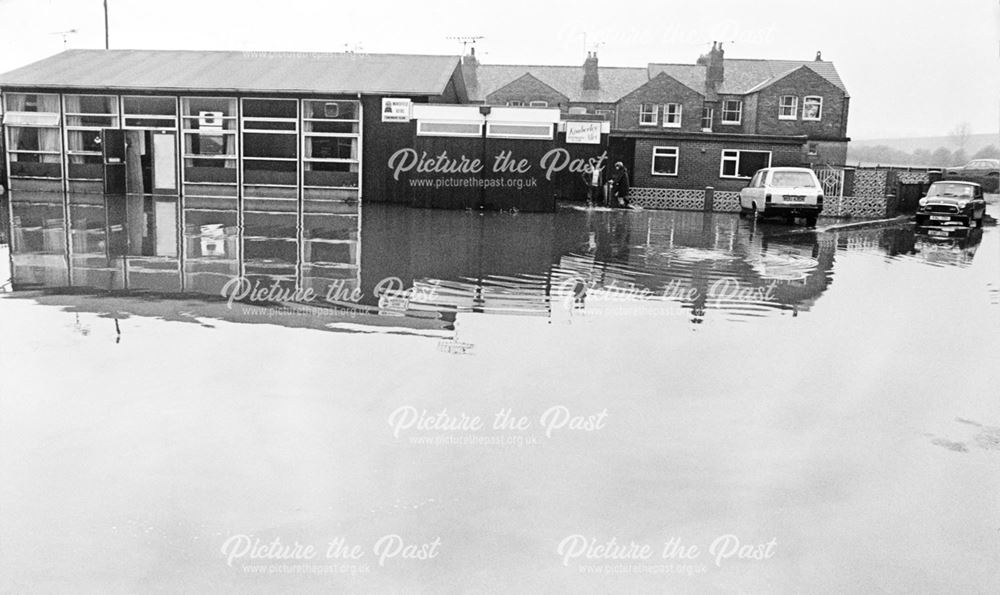Flooding at Pinxton Wharf