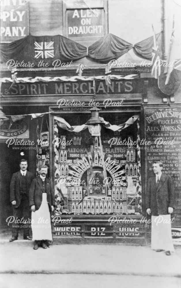 The Beehive Supply Company shop front and staff.