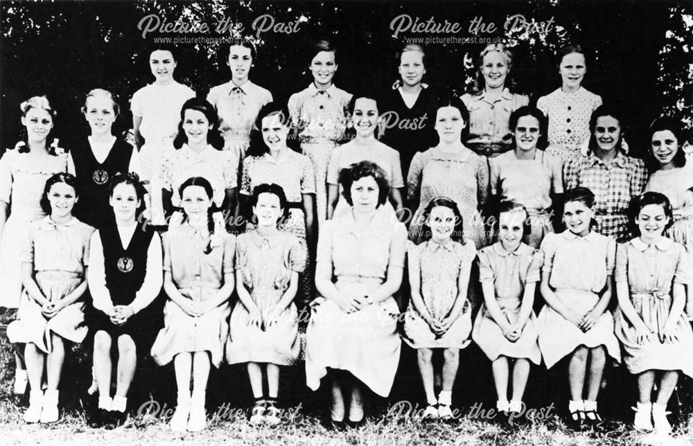 Shirebrook Grammar School for girls, Summer 1949