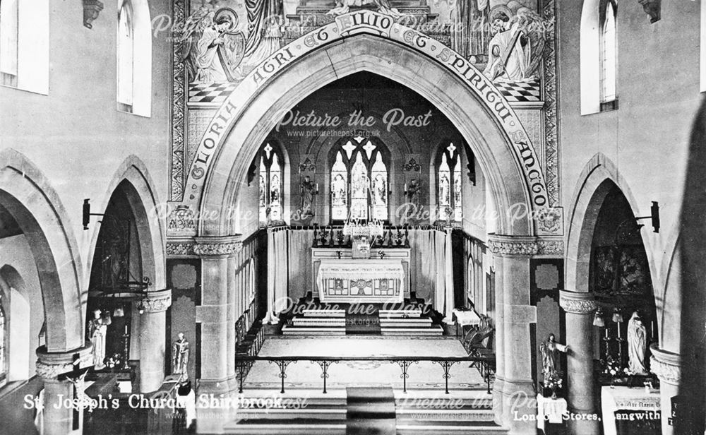 Interior of St Joseph's Church, Shirebrook