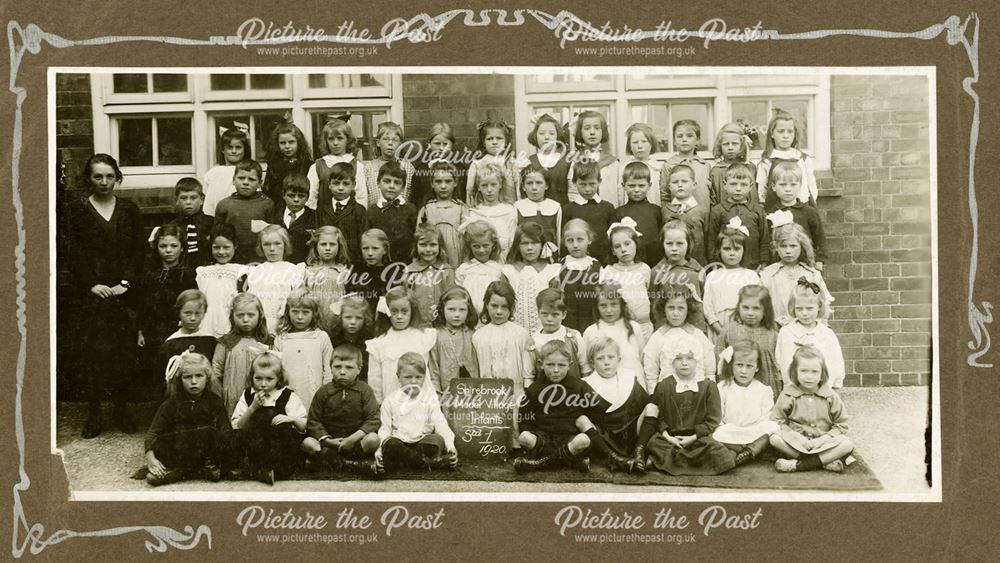 Shirebrook Model Village School, Infants Class Standard 1, 1920