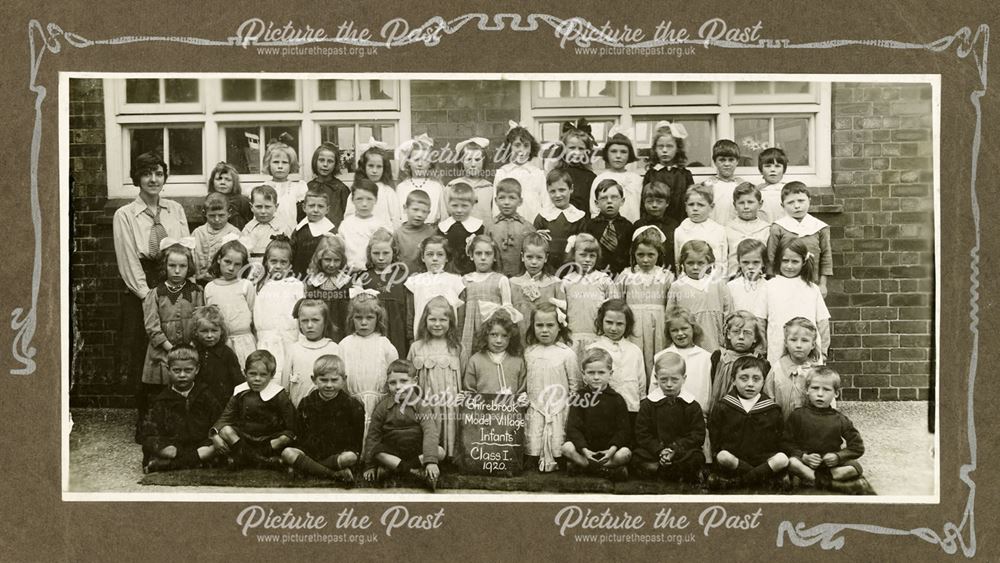 Shirebrook Model Village School, Infants Class 1, 1920