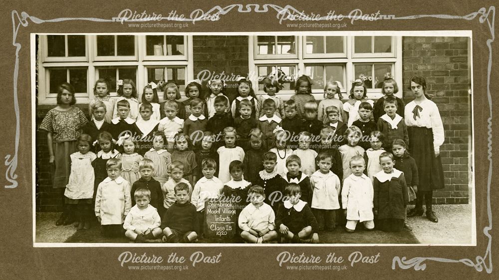 Shirebrook Model Village School, Class 1B, 1920