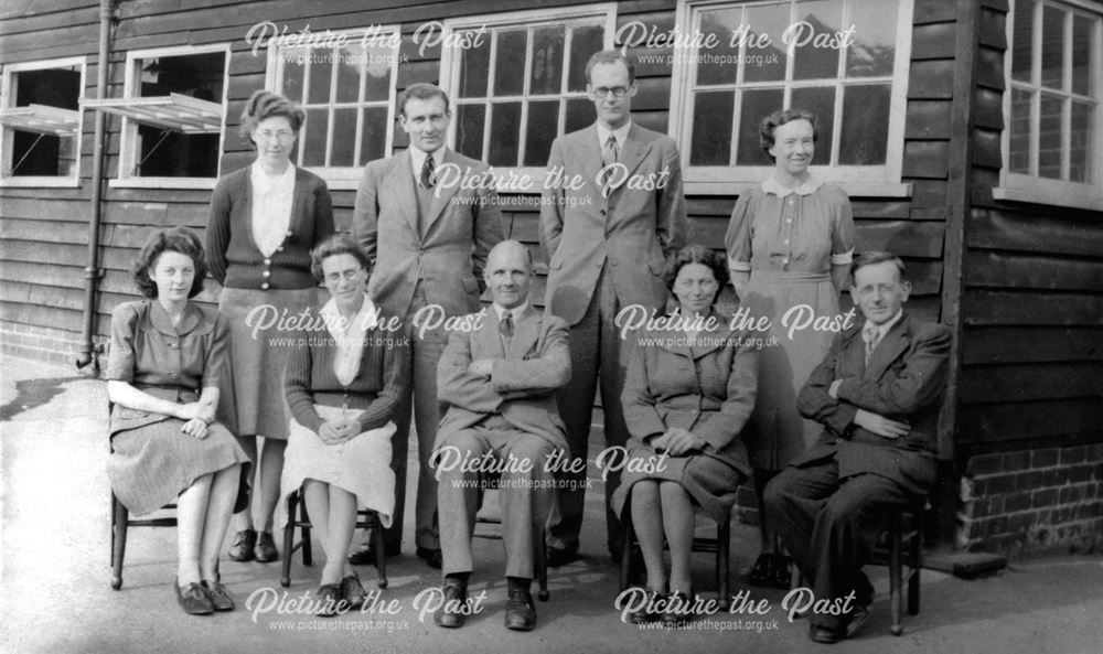 Unidentified Group of Teachers, Shirebrook, 1946