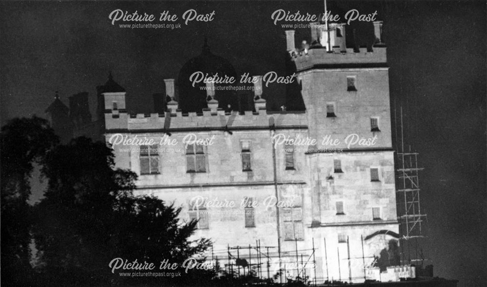 Bolsover Castle - Little Castle floodlit