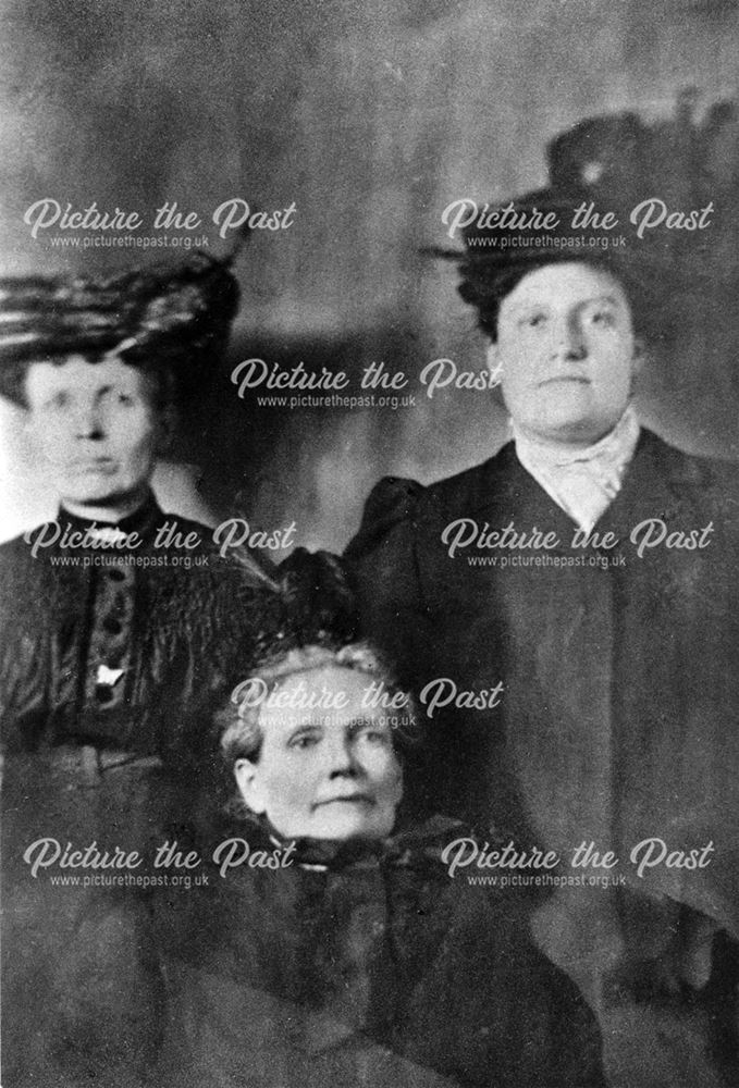 Portrait of three women, Bolsover