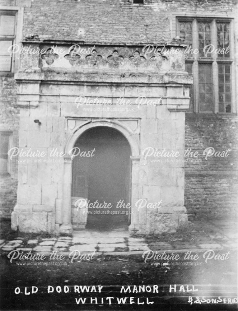 Old doorway Manor Hall