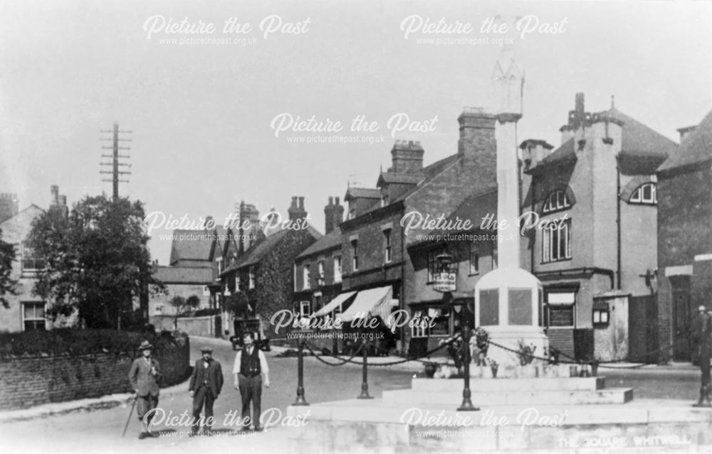 The Square and War Memorial, Whitwell