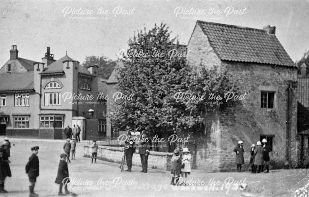 Pear Tree Cottage and The Boot and Shoe pub, Whitwell
