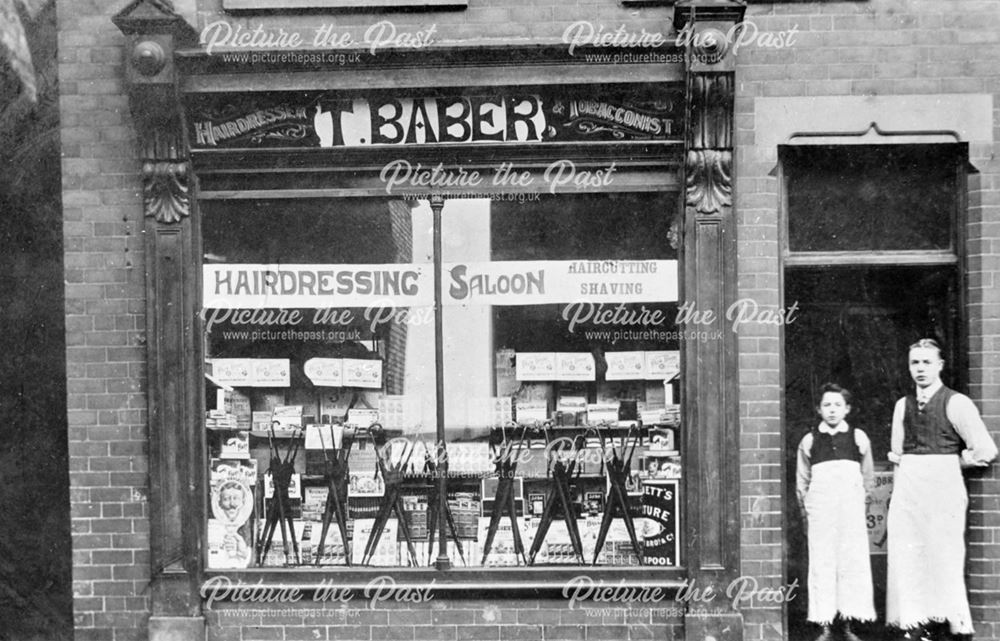 T Baber, hairdressing saloon