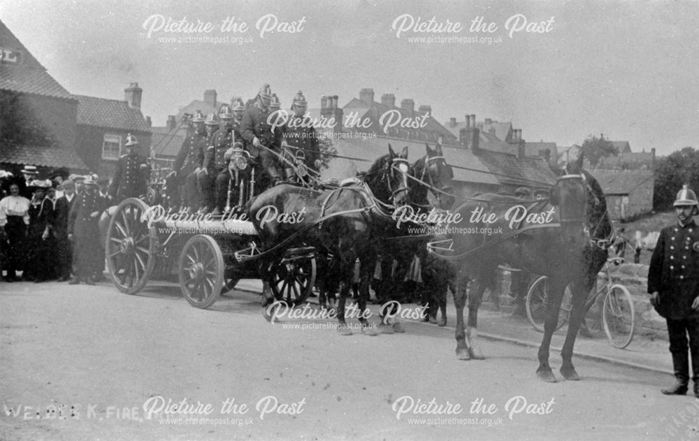 Welbeck Fire Brigade and Fire engine, Whitwell