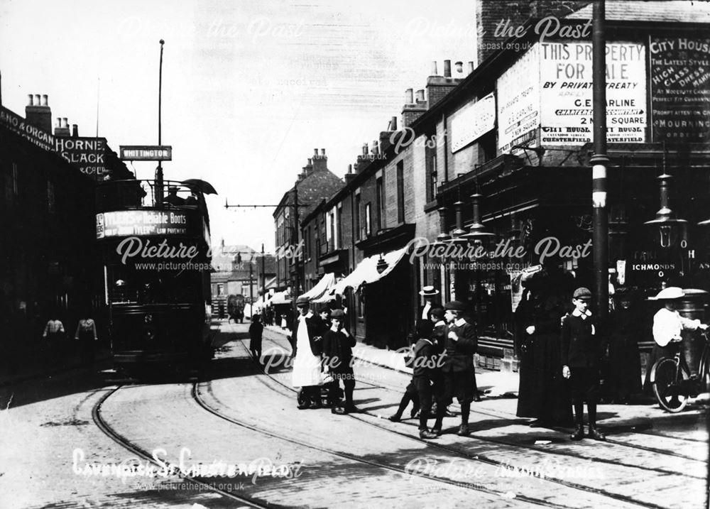 Whittington Tram on Cavendish Street