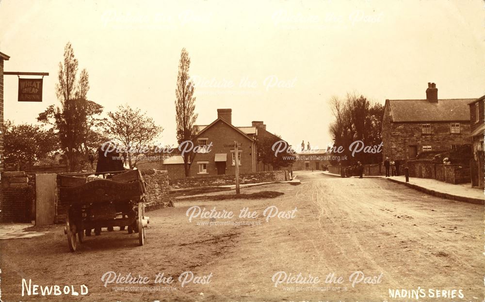 Junction of Newbold Village and Littlemoor, Newbold, Chesterfield, c 1910