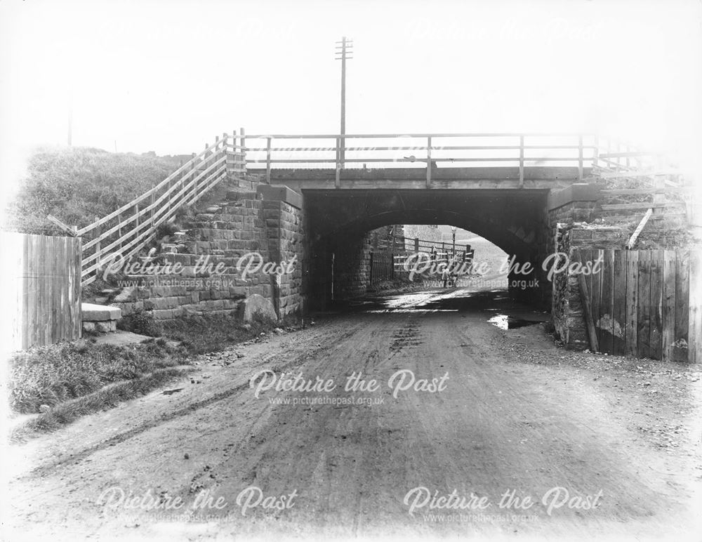 Storforth Lane railway bridge, c 1910