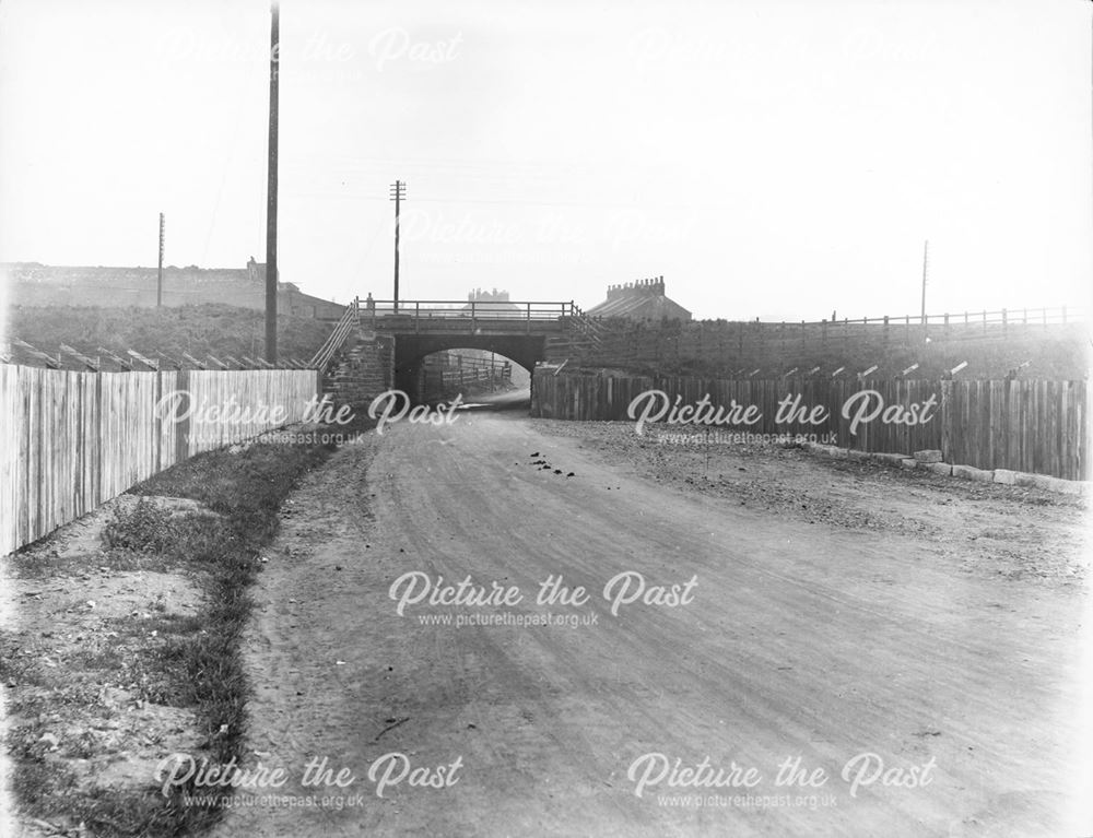 Storforth Lane railway bridge, c 1910