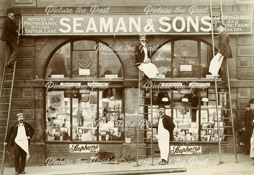 Seaman and Sons photographic shop in the Market Hall