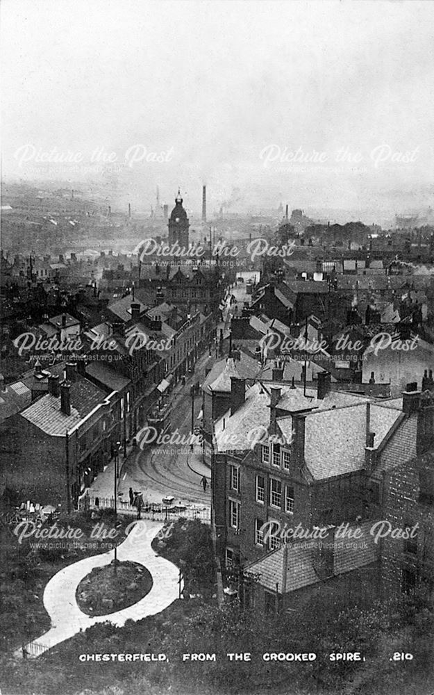 Chesterfield from the Crooked Spire