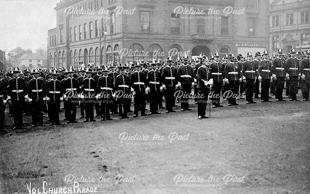 Chesterfield Volunteers at the Church Parade