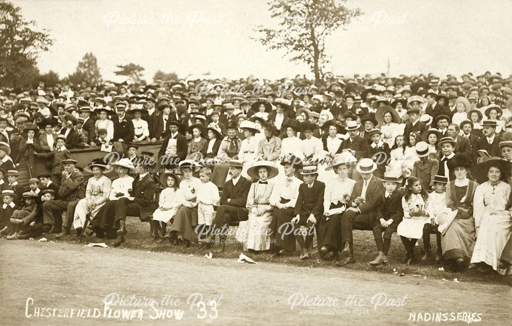 Spectators at Chesterfield Flower Show