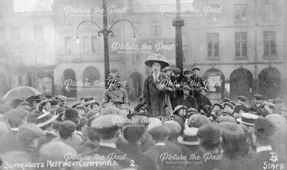 Suffragettes in the Market Place