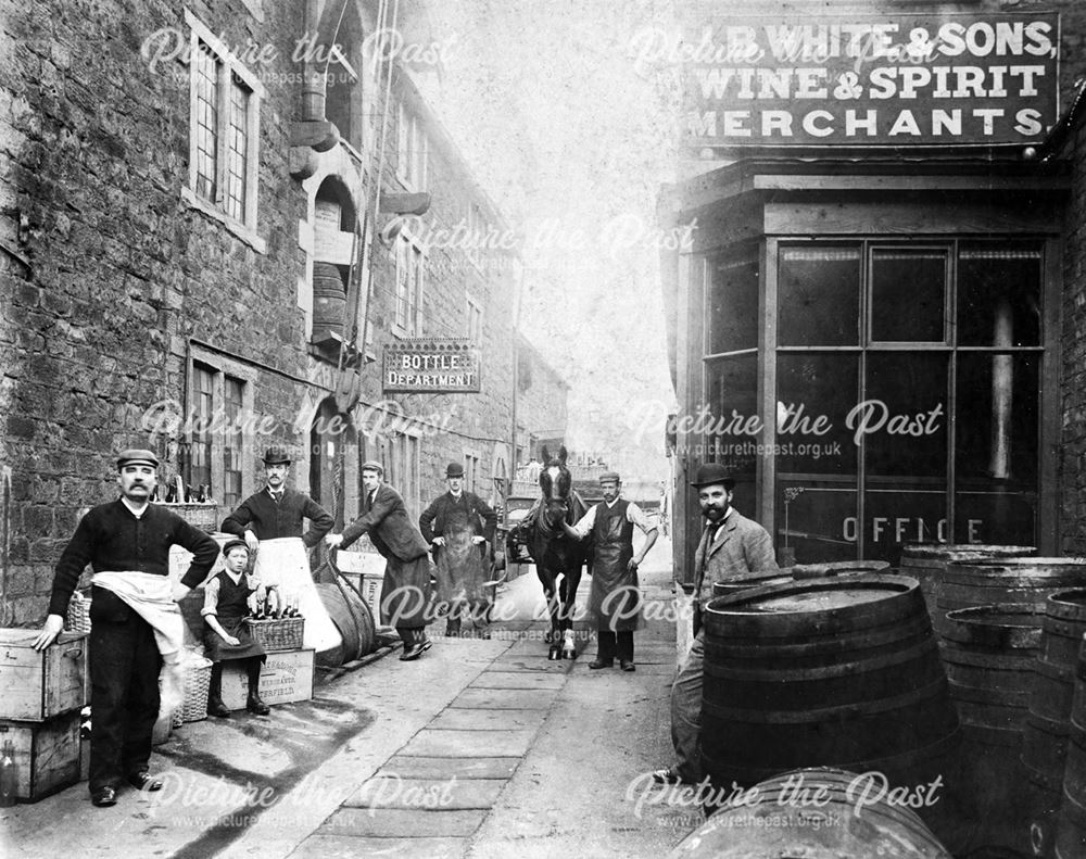 J B White and Sons - wine and spirit merchants 1894