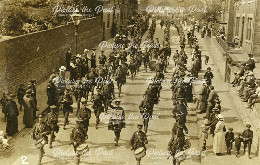 2nd Volunteer Battalion (Notts and Derbys) on Parade