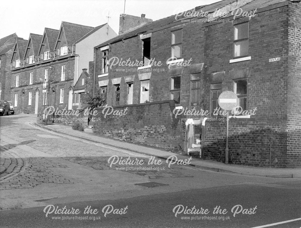 Derelict houses on South Place