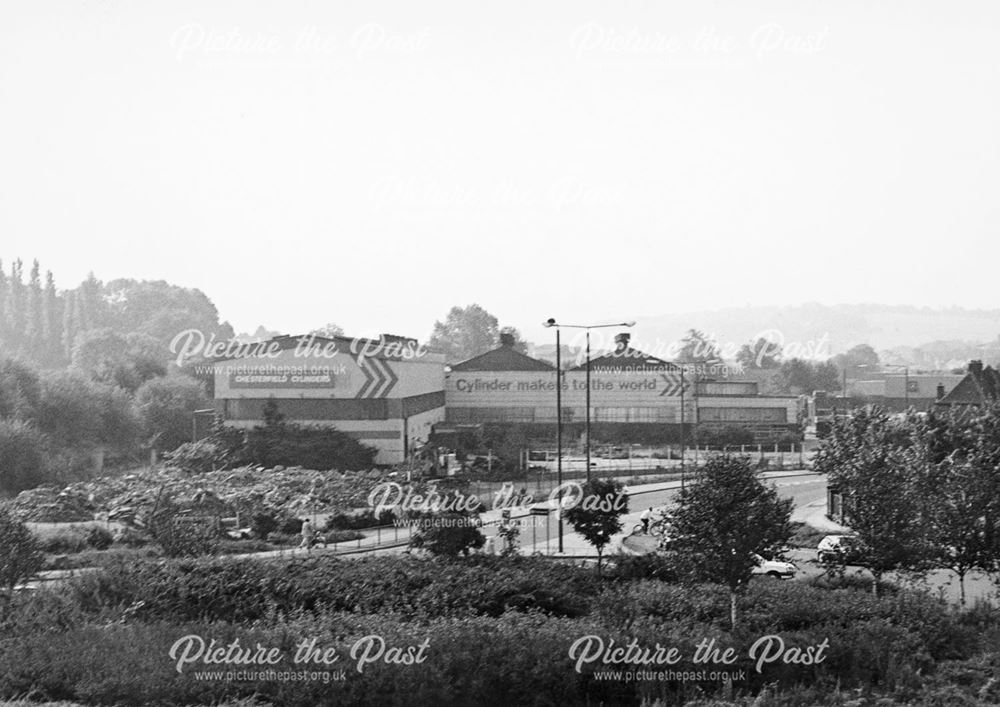 Early Demolition work at Chesterfield Cylinders