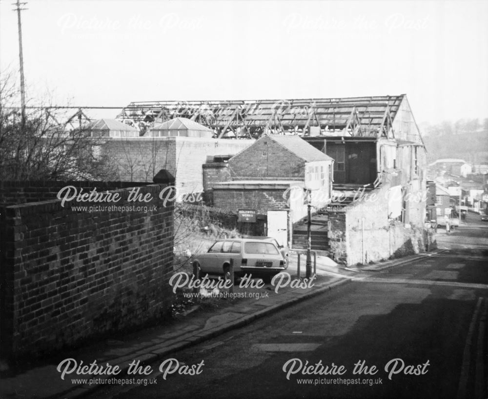 Demolition of Eyres Furniture Works, 1982