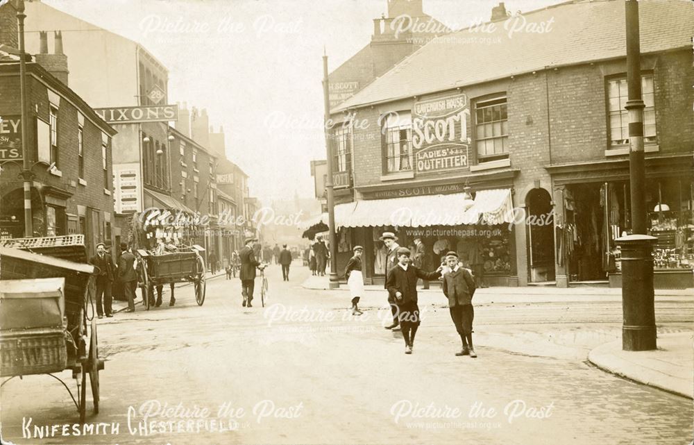 Knifesmithgate, c 1900