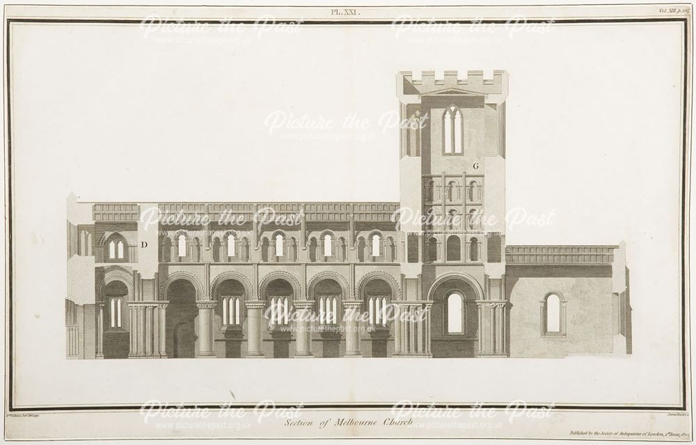 Melbourne Church, Church Square, Melbourne, 1800