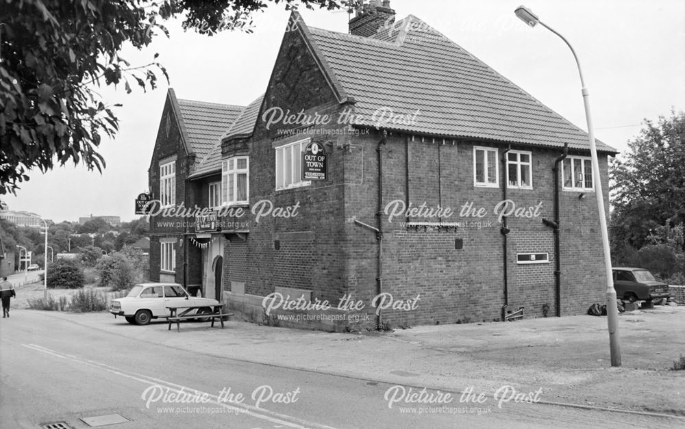 Out of Town public house, Goytside, Brampton, Chesterfield, 1991