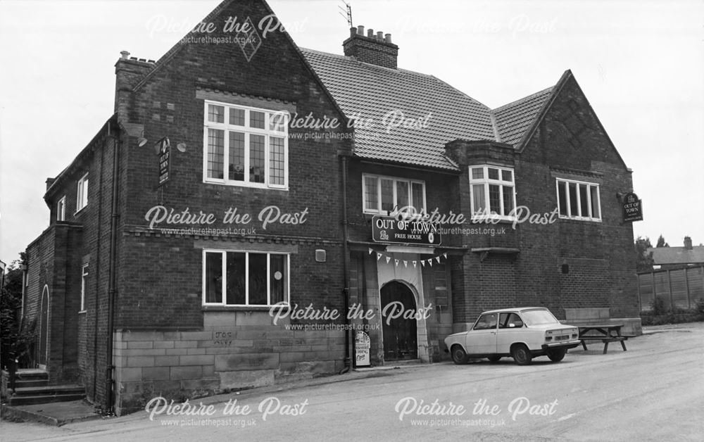 Out of Town public house, Goytside, Brampton, Chesterfield, 1991