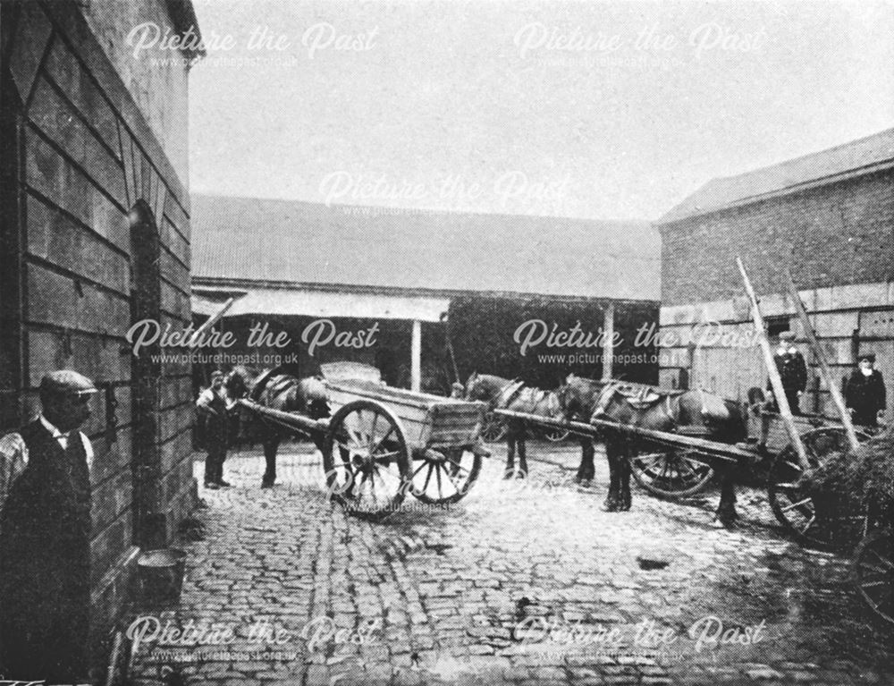 Bateman Brothers Removal Firm, Sheffield Road, Chesterfield, c 1899