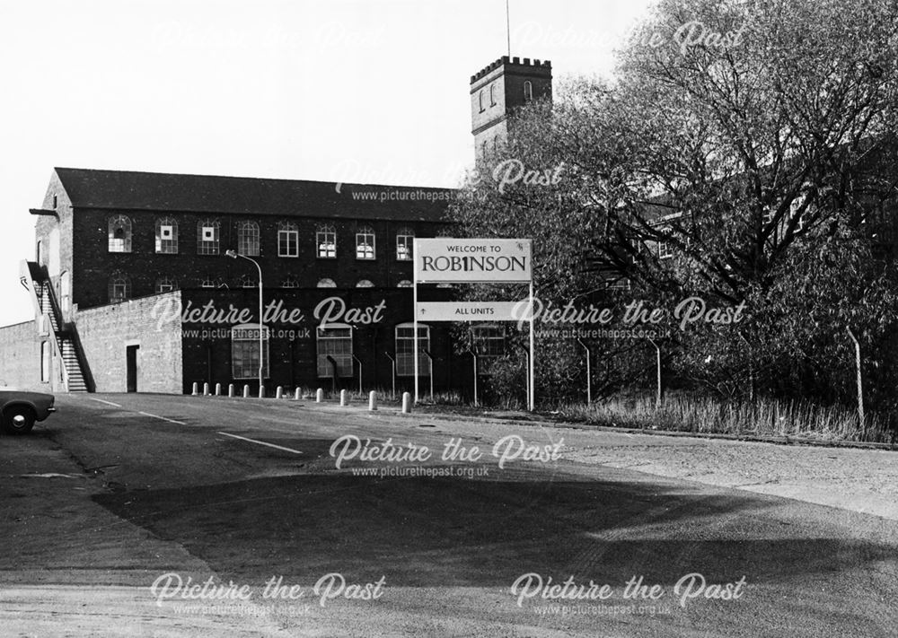 Robinson and Sons Ltd, Wheatbridge Mills, Chesterfield, 1988