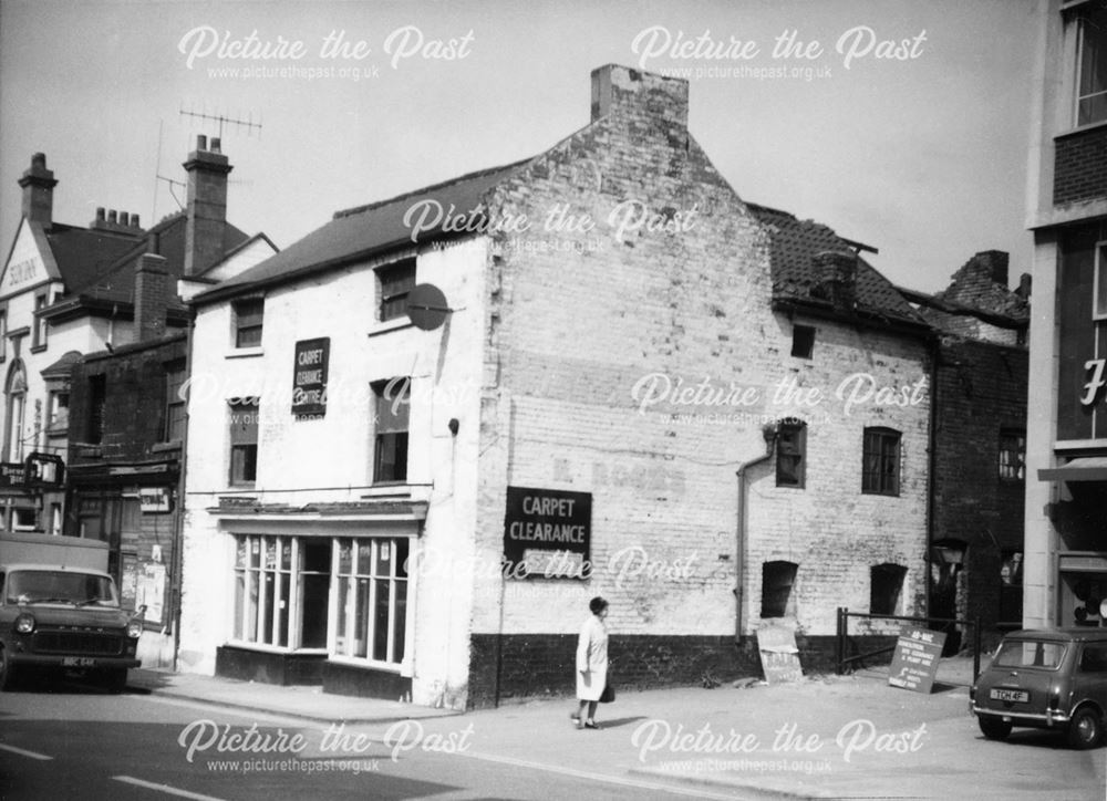 West Bars Shops before Demolition, Chesterfield, 1972