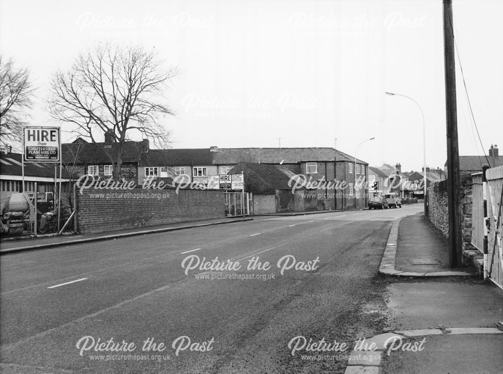 Junction of Chatsworth Road, Walton Road and Old Hall Road, Chesterfield, 1989