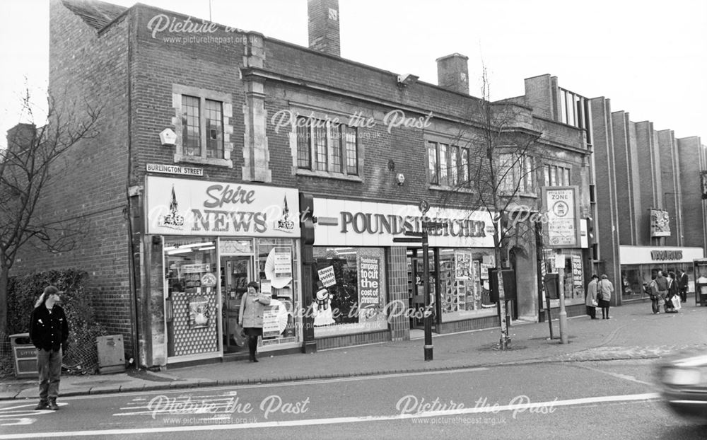 Shops on Burlington Street, Chesterfield, 1994