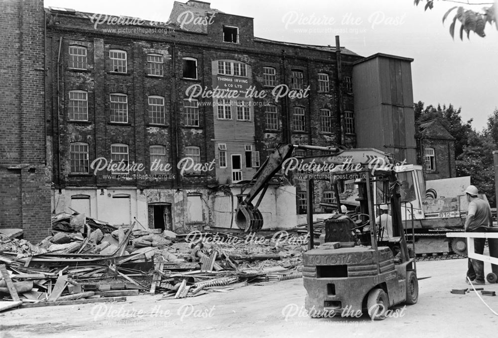 Hipper Corn Mills During Demolition, Chesterfield, 1999