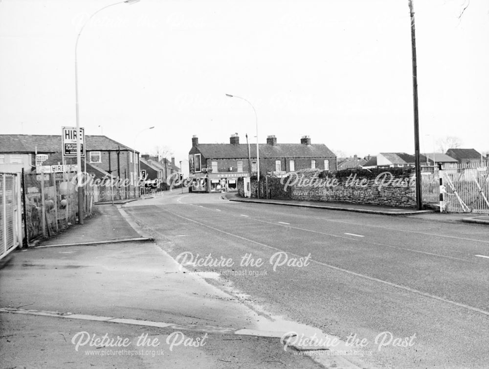 Junction of Chatsworth Road, Walton Road and Old Hall Road, Chesterfield, 1989